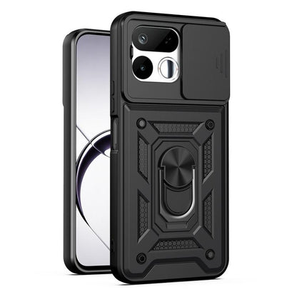 Sliding Camera Cover Design TPU+PC Phone Case, For Realme 16T 5G, For Realme C100i / C100x 4G, For Realme C100 4G, For Realme P4 Power 5G, For Realme C83 5G, For Realme 16 5G, For Realme 16 Pro+ 5G Global, For Realme 16 Pro / 16 Pro+ 5G                ...