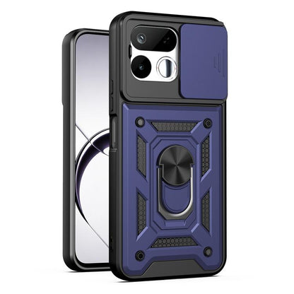 Sliding Camera Cover Design TPU+PC Phone Case, For Realme 16T 5G, For Realme C100i / C100x 4G, For Realme C100 4G, For Realme P4 Power 5G, For Realme C83 5G, For Realme 16 5G, For Realme 16 Pro+ 5G Global, For Realme 16 Pro / 16 Pro+ 5G                ...