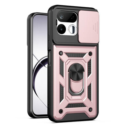 Sliding Camera Cover Design TPU+PC Phone Case, For Realme 16T 5G, For Realme C100i / C100x 4G, For Realme C100 4G, For Realme P4 Power 5G, For Realme C83 5G, For Realme 16 5G, For Realme 16 Pro+ 5G Global, For Realme 16 Pro / 16 Pro+ 5G                ...