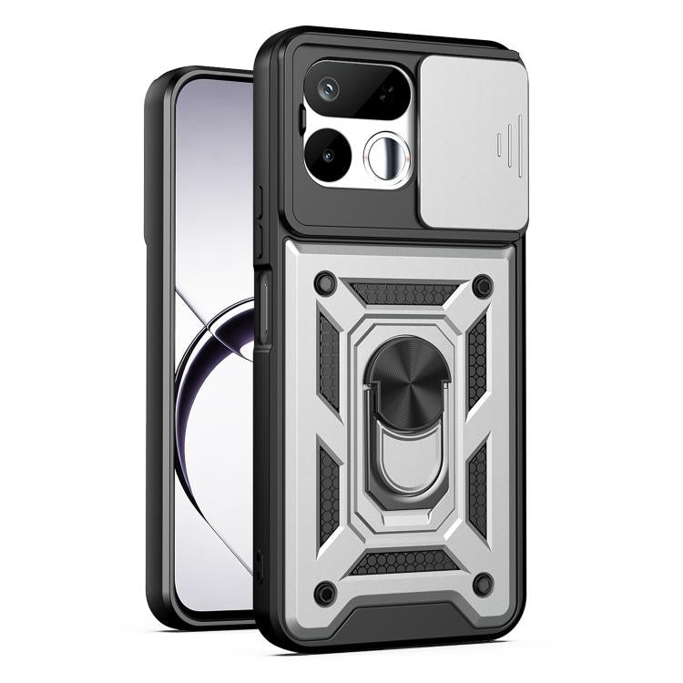 Sliding Camera Cover Design TPU+PC Phone Case, For Realme 16T 5G, For Realme C100i / C100x 4G, For Realme C100 4G, For Realme P4 Power 5G, For Realme C83 5G, For Realme 16 5G, For Realme 16 Pro+ 5G Global, For Realme 16 Pro / 16 Pro+ 5G                ...