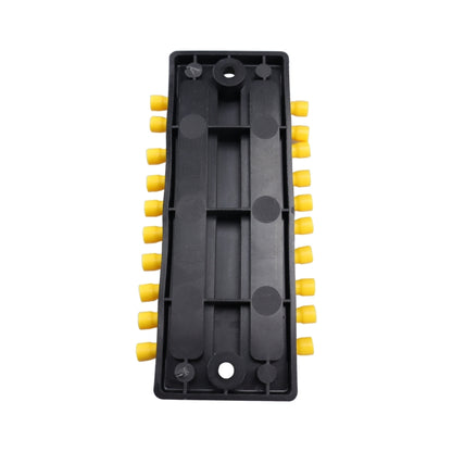 CP-4051 100A 48V RV Yacht Modified Double Row 10-way Busbar with 20pcs Terminals, CP-4051