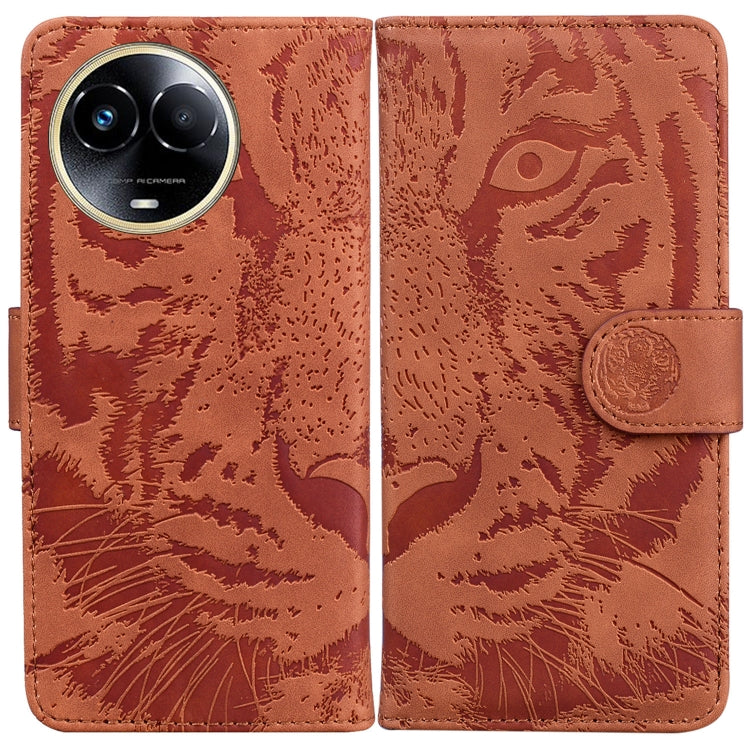 Tiger Embossing Pattern Flip Leather Phone Case, For Realme 12 Pro+ Global, For Realme C67 4G Global, For Realme 11 4G Global, For Realme 11 5G/Narzo 60 India Version, For Realme 11 5G Global, For Realme 11 Pro / 11 Pro+ / Narzo 60 Pro                 ...