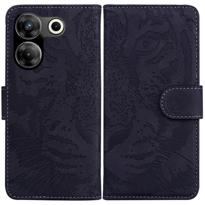 Tiger Embossing Pattern Flip Leather Phone Case, For Tecno Pova 5 Pro, For Tecno Pova Neo 3, For Tecno Camon 20 Premier 5G, For Tecno Camon 20 Pro 4G / 20