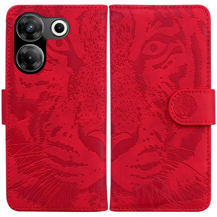 Tiger Embossing Pattern Flip Leather Phone Case, For Tecno Pova 5 Pro, For Tecno Pova Neo 3, For Tecno Camon 20 Premier 5G, For Tecno Camon 20 Pro 4G / 20