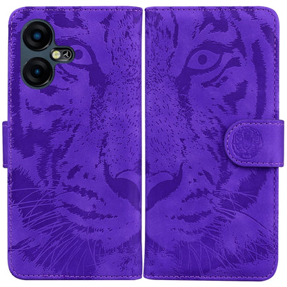Tiger Embossing Pattern Flip Leather Phone Case, For Tecno Pova 5 Pro, For Tecno Pova Neo 3, For Tecno Camon 20 Premier 5G, For Tecno Camon 20 Pro 4G / 20