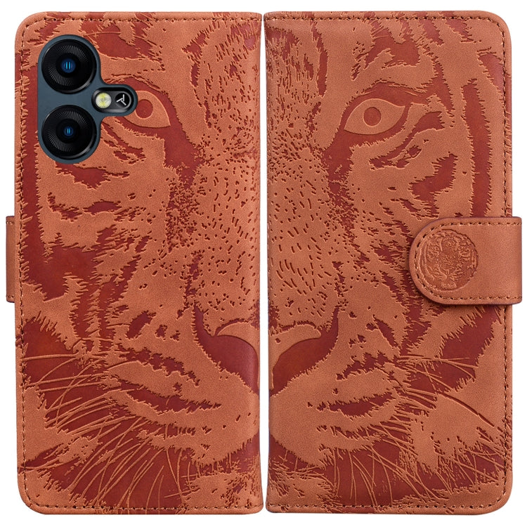 Tiger Embossing Pattern Flip Leather Phone Case, For Tecno Pova 5 Pro, For Tecno Pova Neo 3, For Tecno Camon 20 Premier 5G, For Tecno Camon 20 Pro 4G / 20