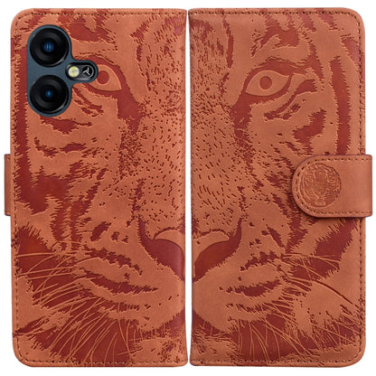 Tiger Embossing Pattern Flip Leather Phone Case, For Tecno Pova 5 Pro, For Tecno Pova Neo 3, For Tecno Camon 20 Premier 5G, For Tecno Camon 20 Pro 4G / 20
