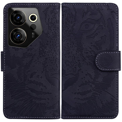 Tiger Embossing Pattern Flip Leather Phone Case, For Tecno Pova 5 Pro, For Tecno Pova Neo 3, For Tecno Camon 20 Premier 5G, For Tecno Camon 20 Pro 4G / 20