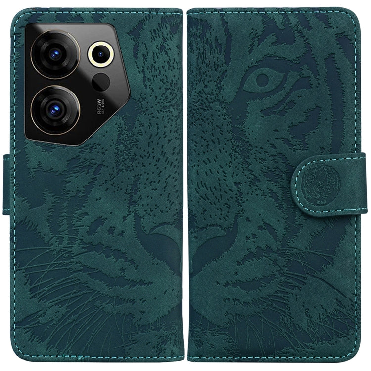 Tiger Embossing Pattern Flip Leather Phone Case, For Tecno Pova 5 Pro, For Tecno Pova Neo 3, For Tecno Camon 20 Premier 5G, For Tecno Camon 20 Pro 4G / 20