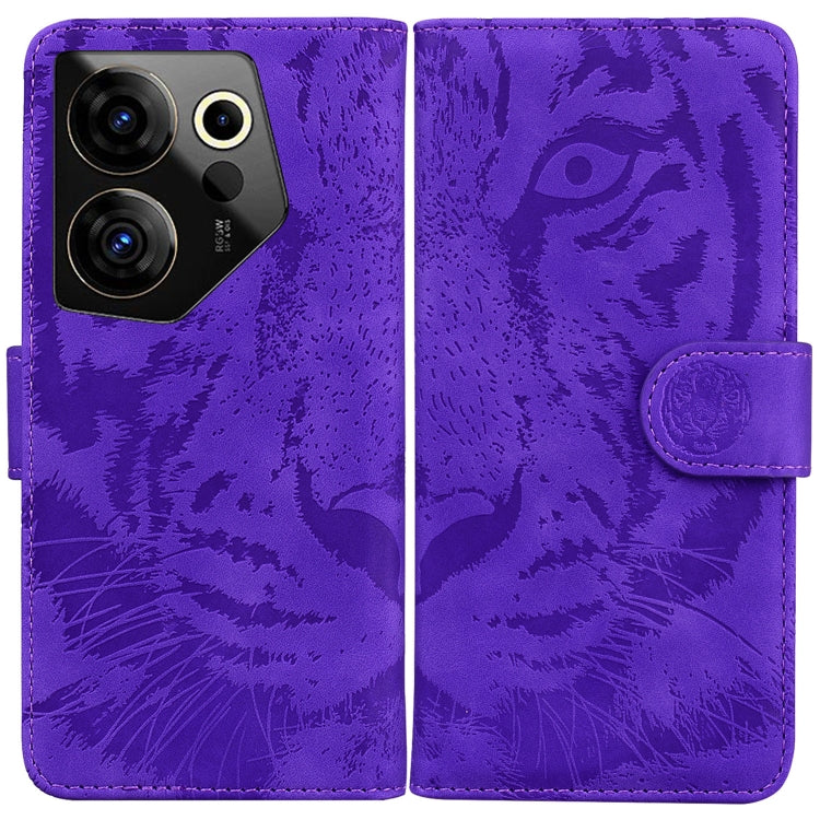 Tiger Embossing Pattern Flip Leather Phone Case, For Tecno Pova 5 Pro, For Tecno Pova Neo 3, For Tecno Camon 20 Premier 5G, For Tecno Camon 20 Pro 4G / 20