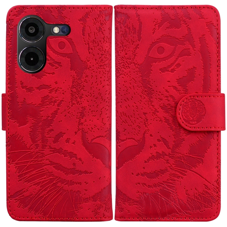 Tiger Embossing Pattern Flip Leather Phone Case, For Tecno Pova 5 Pro, For Tecno Pova Neo 3, For Tecno Camon 20 Premier 5G, For Tecno Camon 20 Pro 4G / 20