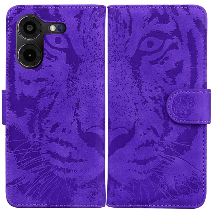 Tiger Embossing Pattern Flip Leather Phone Case, For Tecno Pova 5 Pro, For Tecno Pova Neo 3, For Tecno Camon 20 Premier 5G, For Tecno Camon 20 Pro 4G / 20