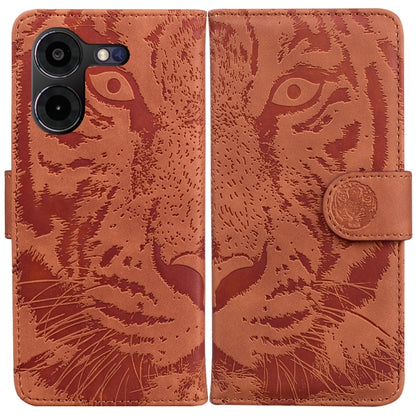 Tiger Embossing Pattern Flip Leather Phone Case, For Tecno Pova 5 Pro, For Tecno Pova Neo 3, For Tecno Camon 20 Premier 5G, For Tecno Camon 20 Pro 4G / 20