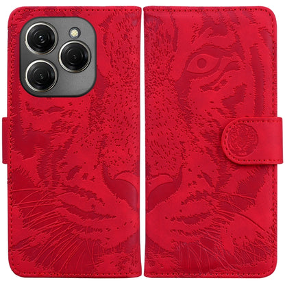 Tiger Embossing Pattern Flip Leather Phone Case, For Tecno Pop 10 / Spark Go 2 4G, For Tecno Camon 40 Pro 4G, For Tecno Camon 40, For Tecno Pop 9 5G / Spark 30C 5G, For Tecno Camon 30S / Camon 30S Pro, For Tecno Spark 30 Pro, For Tecno Spark 30 4G     ...