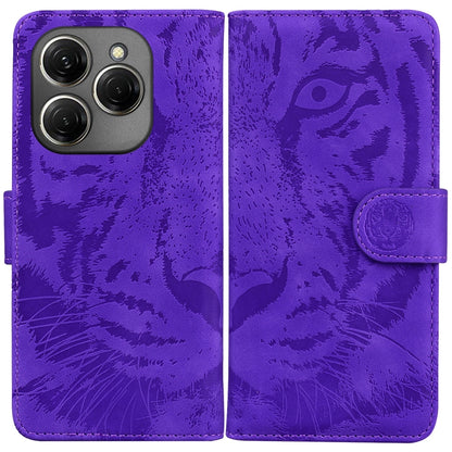 Tiger Embossing Pattern Flip Leather Phone Case, For Tecno Pop 10 / Spark Go 2 4G, For Tecno Camon 40 Pro 4G, For Tecno Camon 40, For Tecno Pop 9 5G / Spark 30C 5G, For Tecno Camon 30S / Camon 30S Pro, For Tecno Spark 30 Pro, For Tecno Spark 30 4G     ...