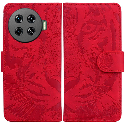 Tiger Embossing Pattern Flip Leather Phone Case, For Tecno Pop 10 / Spark Go 2 4G, For Tecno Camon 40 Pro 4G, For Tecno Camon 40, For Tecno Pop 9 5G / Spark 30C 5G, For Tecno Camon 30S / Camon 30S Pro, For Tecno Spark 30 Pro, For Tecno Spark 30 4G     ...
