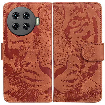 Tiger Embossing Pattern Flip Leather Phone Case, For Tecno Pop 10 / Spark Go 2 4G, For Tecno Camon 40 Pro 4G, For Tecno Camon 40, For Tecno Pop 9 5G / Spark 30C 5G, For Tecno Camon 30S / Camon 30S Pro, For Tecno Spark 30 Pro, For Tecno Spark 30 4G     ...