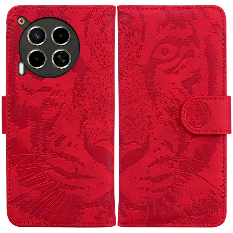 Tiger Embossing Pattern Flip Leather Phone Case, For Tecno Pop 10 / Spark Go 2 4G, For Tecno Camon 40 Pro 4G, For Tecno Camon 40, For Tecno Pop 9 5G / Spark 30C 5G, For Tecno Camon 30S / Camon 30S Pro, For Tecno Spark 30 Pro, For Tecno Spark 30 4G     ...