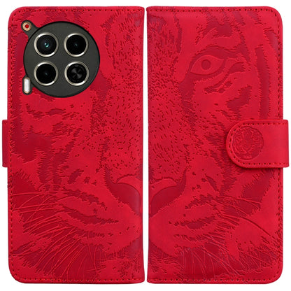 Tiger Embossing Pattern Flip Leather Phone Case, For Tecno Pop 10 / Spark Go 2 4G, For Tecno Camon 40 Pro 4G, For Tecno Camon 40, For Tecno Pop 9 5G / Spark 30C 5G, For Tecno Camon 30S / Camon 30S Pro, For Tecno Spark 30 Pro, For Tecno Spark 30 4G     ...