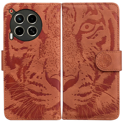 Tiger Embossing Pattern Flip Leather Phone Case, For Tecno Pop 10 / Spark Go 2 4G, For Tecno Camon 40 Pro 4G, For Tecno Camon 40, For Tecno Pop 9 5G / Spark 30C 5G, For Tecno Camon 30S / Camon 30S Pro, For Tecno Spark 30 Pro, For Tecno Spark 30 4G     ...