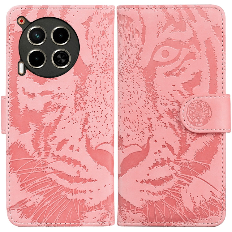 Tiger Embossing Pattern Flip Leather Phone Case, For Tecno Pop 10 / Spark Go 2 4G, For Tecno Camon 40 Pro 4G, For Tecno Camon 40, For Tecno Pop 9 5G / Spark 30C 5G, For Tecno Camon 30S / Camon 30S Pro, For Tecno Spark 30 Pro, For Tecno Spark 30 4G     ...