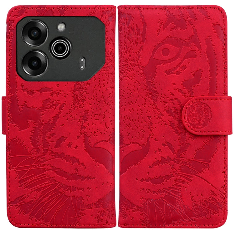 Tiger Embossing Pattern Flip Leather Phone Case, For Tecno Pop 10 / Spark Go 2 4G, For Tecno Camon 40 Pro 4G, For Tecno Camon 40, For Tecno Pop 9 5G / Spark 30C 5G, For Tecno Camon 30S / Camon 30S Pro, For Tecno Spark 30 Pro, For Tecno Spark 30 4G     ...