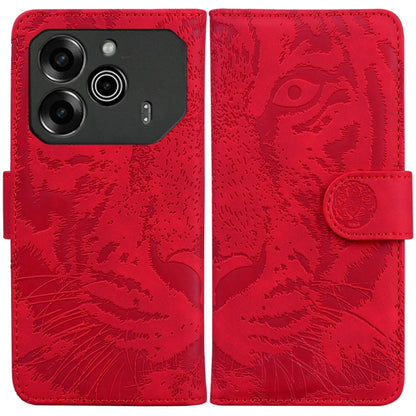 Tiger Embossing Pattern Flip Leather Phone Case, For Tecno Pop 10 / Spark Go 2 4G, For Tecno Camon 40 Pro 4G, For Tecno Camon 40, For Tecno Pop 9 5G / Spark 30C 5G, For Tecno Camon 30S / Camon 30S Pro, For Tecno Spark 30 Pro, For Tecno Spark 30 4G     ...