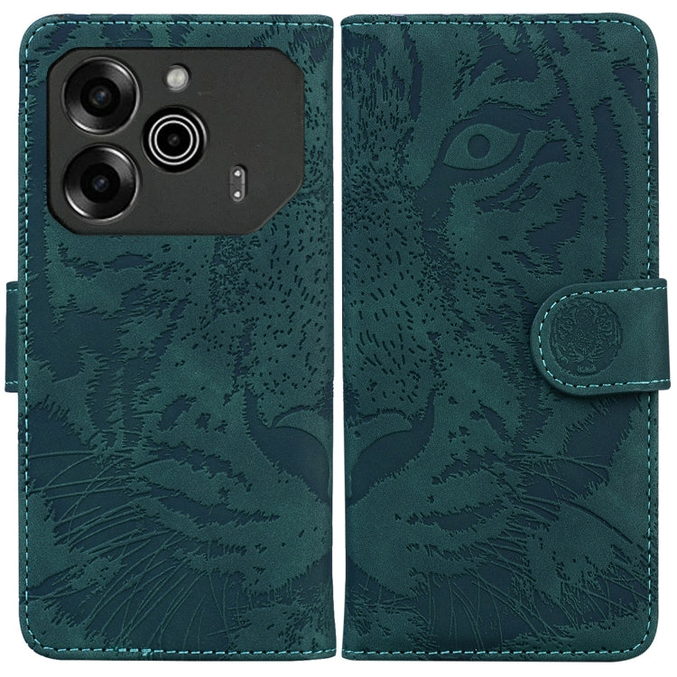 Tiger Embossing Pattern Flip Leather Phone Case, For Tecno Pop 10 / Spark Go 2 4G, For Tecno Camon 40 Pro 4G, For Tecno Camon 40, For Tecno Pop 9 5G / Spark 30C 5G, For Tecno Camon 30S / Camon 30S Pro, For Tecno Spark 30 Pro, For Tecno Spark 30 4G     ...