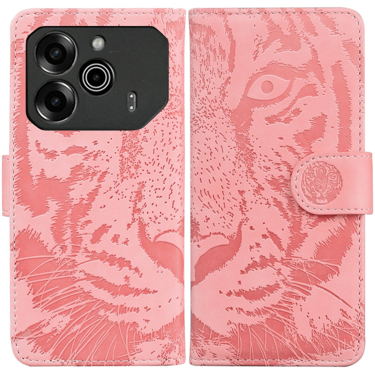 Tiger Embossing Pattern Flip Leather Phone Case, For Tecno Pop 10 / Spark Go 2 4G, For Tecno Camon 40 Pro 4G, For Tecno Camon 40, For Tecno Pop 9 5G / Spark 30C 5G, For Tecno Camon 30S / Camon 30S Pro, For Tecno Spark 30 Pro, For Tecno Spark 30 4G     ...