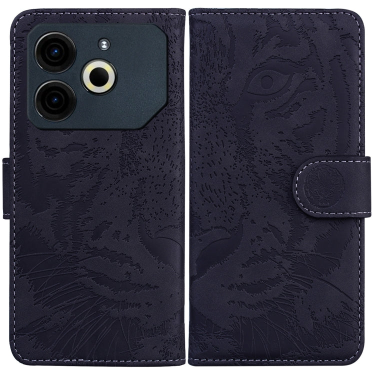 Tiger Embossing Pattern Flip Leather Phone Case, For Tecno Pop 10 / Spark Go 2 4G, For Tecno Camon 40 Pro 4G, For Tecno Camon 40, For Tecno Pop 9 5G / Spark 30C 5G, For Tecno Camon 30S / Camon 30S Pro, For Tecno Spark 30 Pro, For Tecno Spark 30 4G     ...