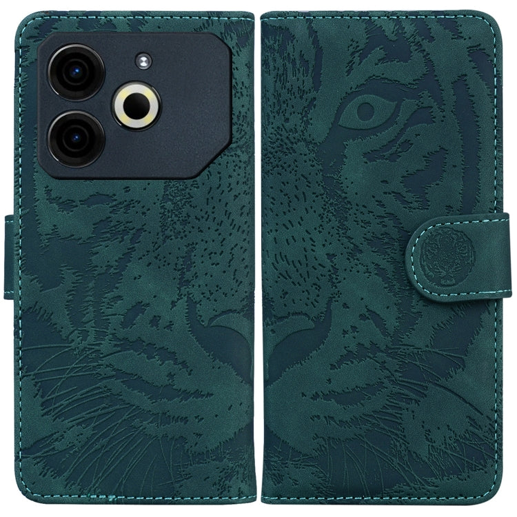 Tiger Embossing Pattern Flip Leather Phone Case, For Tecno Pop 10 / Spark Go 2 4G, For Tecno Camon 40 Pro 4G, For Tecno Camon 40, For Tecno Pop 9 5G / Spark 30C 5G, For Tecno Camon 30S / Camon 30S Pro, For Tecno Spark 30 Pro, For Tecno Spark 30 4G     ...