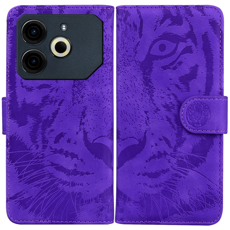 Tiger Embossing Pattern Flip Leather Phone Case, For Tecno Pop 10 / Spark Go 2 4G, For Tecno Camon 40 Pro 4G, For Tecno Camon 40, For Tecno Pop 9 5G / Spark 30C 5G, For Tecno Camon 30S / Camon 30S Pro, For Tecno Spark 30 Pro, For Tecno Spark 30 4G     ...