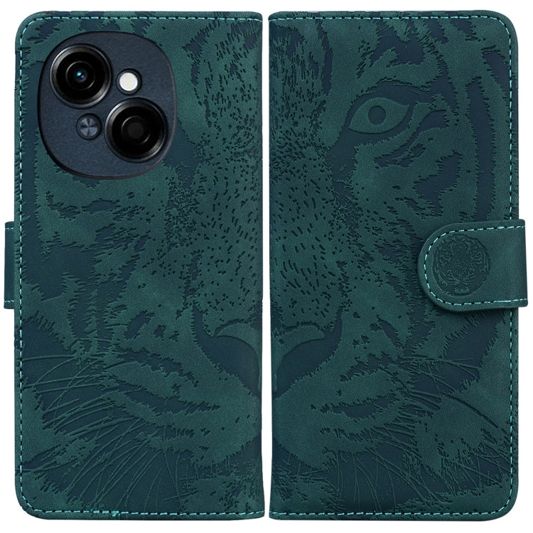 Tiger Embossing Pattern Flip Leather Phone Case, For Tecno Pop 10 / Spark Go 2 4G, For Tecno Camon 40 Pro 4G, For Tecno Camon 40, For Tecno Pop 9 5G / Spark 30C 5G, For Tecno Camon 30S / Camon 30S Pro, For Tecno Spark 30 Pro, For Tecno Spark 30 4G     ...