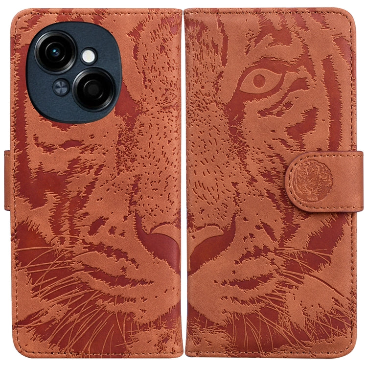Tiger Embossing Pattern Flip Leather Phone Case, For Tecno Pop 10 / Spark Go 2 4G, For Tecno Camon 40 Pro 4G, For Tecno Camon 40, For Tecno Pop 9 5G / Spark 30C 5G, For Tecno Camon 30S / Camon 30S Pro, For Tecno Spark 30 Pro, For Tecno Spark 30 4G     ...