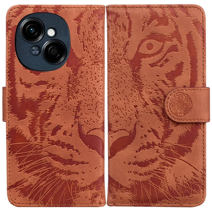 Tiger Embossing Pattern Flip Leather Phone Case, For Tecno Pop 10 / Spark Go 2 4G, For Tecno Camon 40 Pro 4G, For Tecno Camon 40, For Tecno Pop 9 5G / Spark 30C 5G, For Tecno Camon 30S / Camon 30S Pro, For Tecno Spark 30 Pro, For Tecno Spark 30 4G     ...