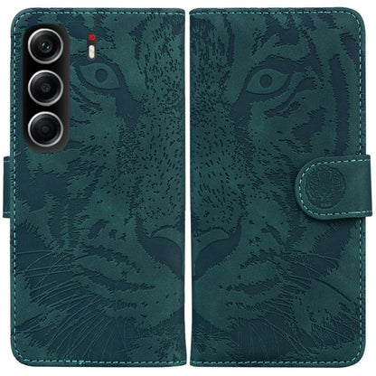 Tiger Embossing Pattern Flip Leather Phone Case, For Tecno Pop 10 / Spark Go 2 4G, For Tecno Camon 40 Pro 4G, For Tecno Camon 40, For Tecno Pop 9 5G / Spark 30C 5G, For Tecno Camon 30S / Camon 30S Pro, For Tecno Spark 30 Pro, For Tecno Spark 30 4G     ...