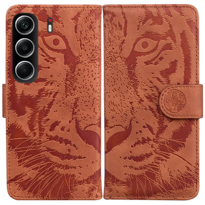 Tiger Embossing Pattern Flip Leather Phone Case, For Tecno Pop 10 / Spark Go 2 4G, For Tecno Camon 40 Pro 4G, For Tecno Camon 40, For Tecno Pop 9 5G / Spark 30C 5G, For Tecno Camon 30S / Camon 30S Pro, For Tecno Spark 30 Pro, For Tecno Spark 30 4G     ...