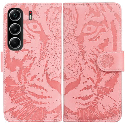 Tiger Embossing Pattern Flip Leather Phone Case, For Tecno Pop 10 / Spark Go 2 4G, For Tecno Camon 40 Pro 4G, For Tecno Camon 40, For Tecno Pop 9 5G / Spark 30C 5G, For Tecno Camon 30S / Camon 30S Pro, For Tecno Spark 30 Pro, For Tecno Spark 30 4G     ...