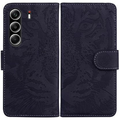 Tiger Embossing Pattern Flip Leather Phone Case, For Tecno Pop 10 / Spark Go 2 4G, For Tecno Camon 40 Pro 4G, For Tecno Camon 40, For Tecno Pop 9 5G / Spark 30C 5G, For Tecno Camon 30S / Camon 30S Pro, For Tecno Spark 30 Pro, For Tecno Spark 30 4G     ...