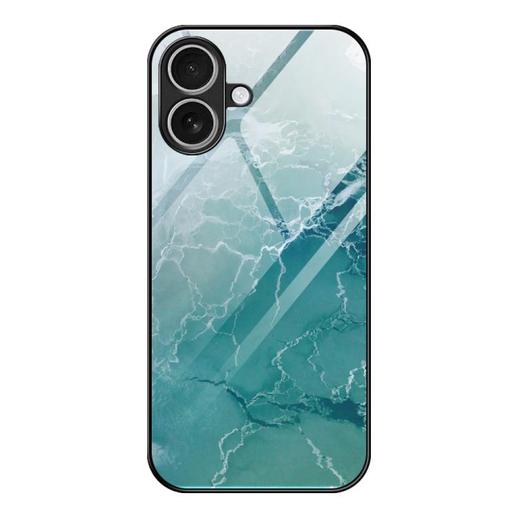Marble Pattern Glass Protective Phone Case, For iPhone 17 Pro Max, For iPhone 17 Pro, For iPhone 17, For iPhone Air, For iPhone 15 Pro Max, For iPhone 15 Pro, For iPhone 15 Plus, For iPhone 15