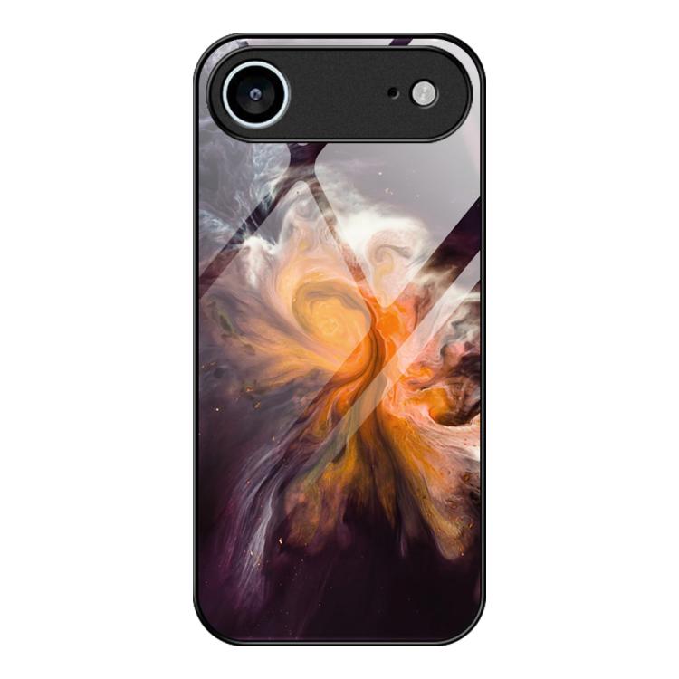 Marble Pattern Glass Protective Phone Case, For iPhone 17 Pro Max, For iPhone 17 Pro, For iPhone 17, For iPhone Air, For iPhone 15 Pro Max, For iPhone 15 Pro, For iPhone 15 Plus, For iPhone 15