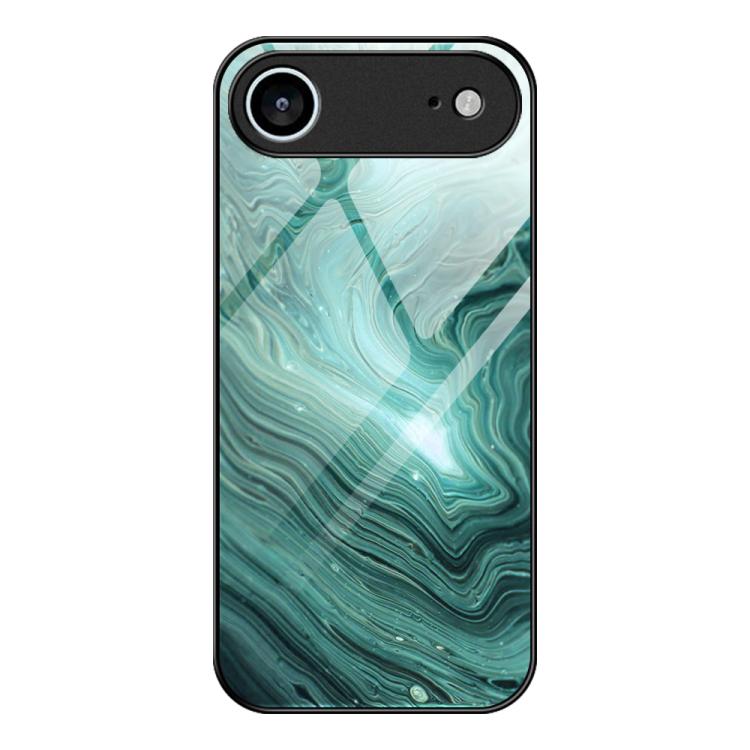 Marble Pattern Glass Protective Phone Case, For iPhone 17 Pro Max, For iPhone 17 Pro, For iPhone 17, For iPhone Air, For iPhone 15 Pro Max, For iPhone 15 Pro, For iPhone 15 Plus, For iPhone 15