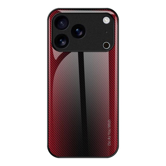 Texture Gradient Glass TPU Phone Case