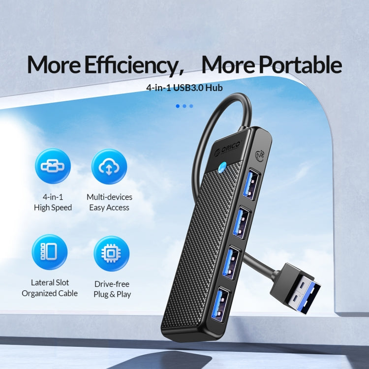 ORICO PAPW4A-U3 4 in 1 USB to USB Multi-function Docking Station HUB Adapter, PAPW4A-U3