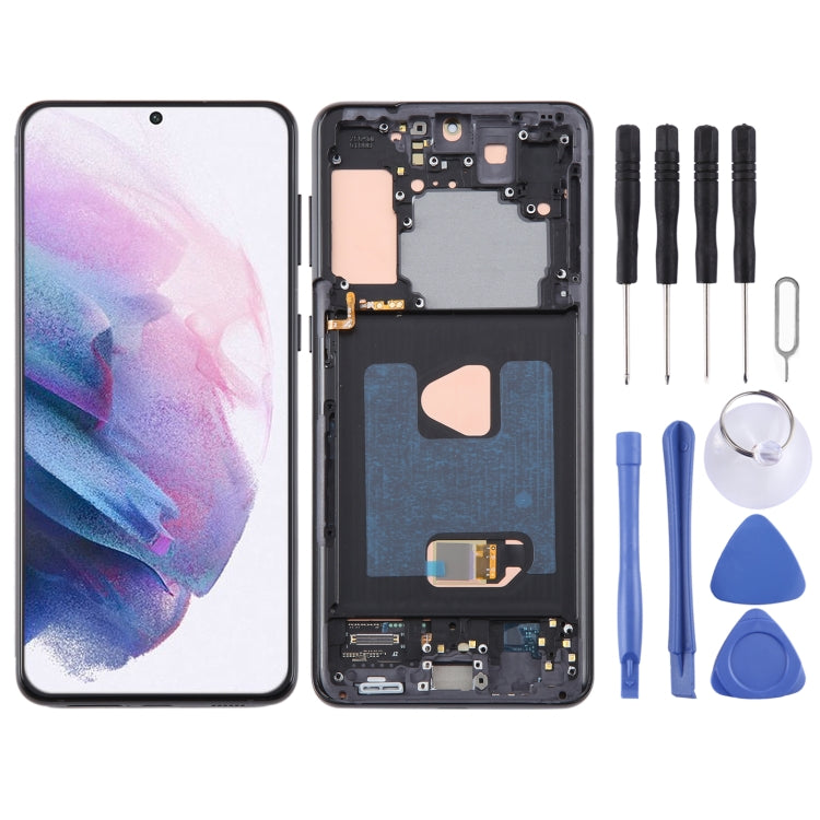 6.78 inch EU Version OLED LCD Screen Digitizer Full Assembly with Frame(Black)