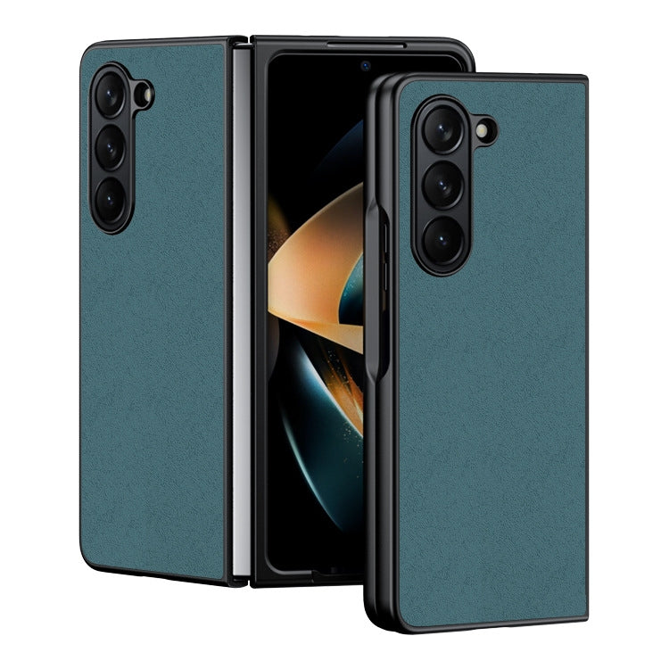Ultra-thin Plain Skin Leather Phone Case, For Galaxy Z Fold8 5G, For Galaxy Z Fold8 Ultra 5G, For Galaxy Z Flip8 5G, For Samsung Galaxy Z Fold5, For Samsung Galaxy Z Flip5