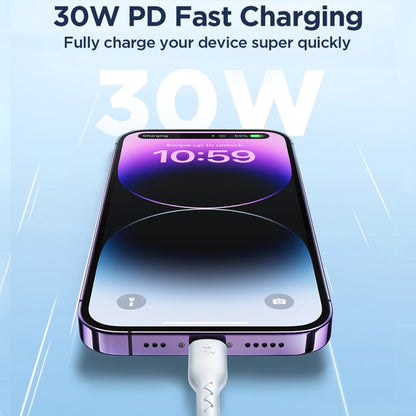 JOYROOM SA26-CL3 Flash Charge Series 30W USB-C / Type-C to 8 Pin Fast Charging Data Cable, 1m