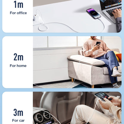JOYROOM SA26-CL3 Flash Charge Series 30W USB-C / Type-C to 8 Pin Fast Charging Data Cable, 1m