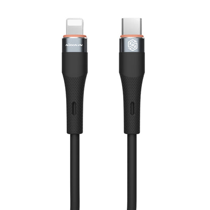 Nillkin 2.4A USB-C/Type-C to 8 Pin Silicone Data Cable, Length: 1.2m, Type-C to 8 Pin