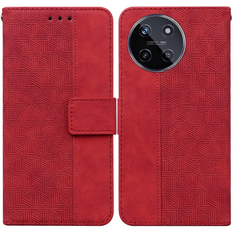 Geometric Embossed Leather Phone Case, For Realme 12 Pro+ Global, For Realme C67 4G Global, For Realme 11 4G Global, For Realme 11 5G/Narzo 60 India Version, For Realme 11 5G Global, For Realme 11 Pro / 11 Pro+ / Narzo 60 Pro, For Realme C53 / Narzo N5...